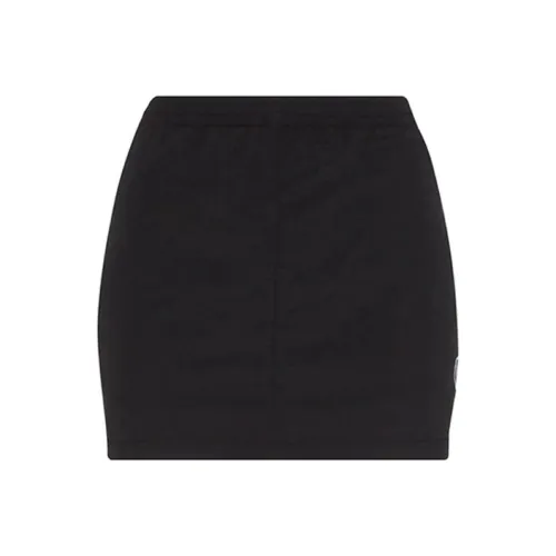 Vetements Черная Женская Повседневная Короткая Юбка