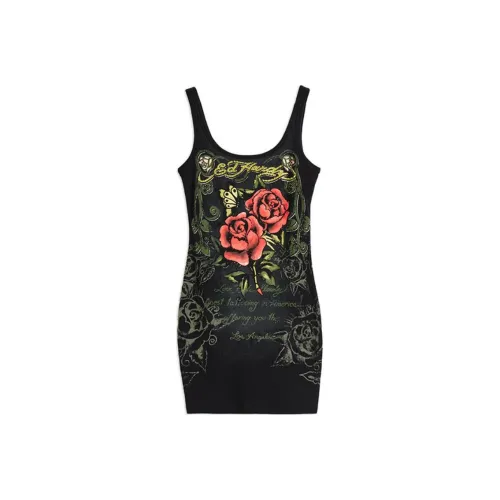 Ed Hardy Черные Женские Слиплатья