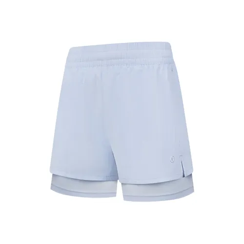 QIAODAN Повседневные шорты женские светлый прозрачный синий