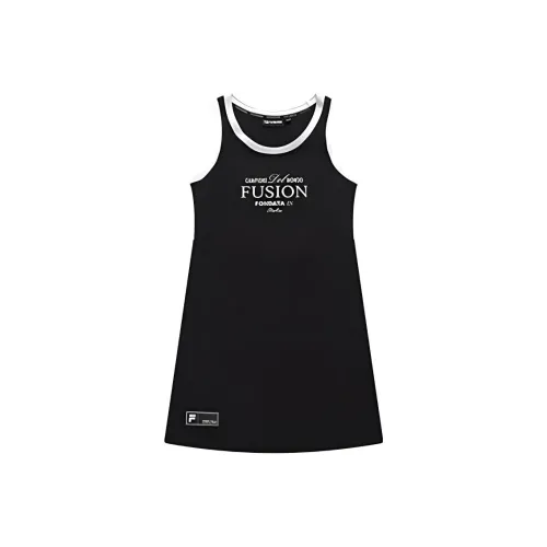 FILA FUSION UNIFORM Без рукавов Платье Женское Черное