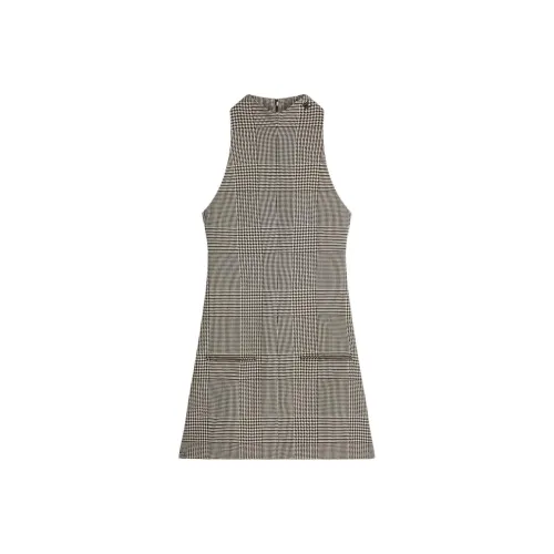 COURREGES Песочный Грязно-коричневый/Песочный Грязно-коричневый Женские Платья без рукавов