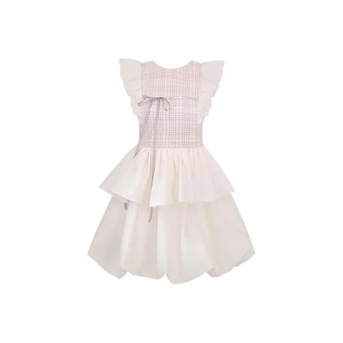 TASTILY Без рукавов Платье Женское Розовое