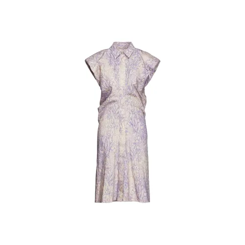 REMAIN BIRGER CHRISTENSE Фиолетовый Женские Короткие Платья с Рукавами