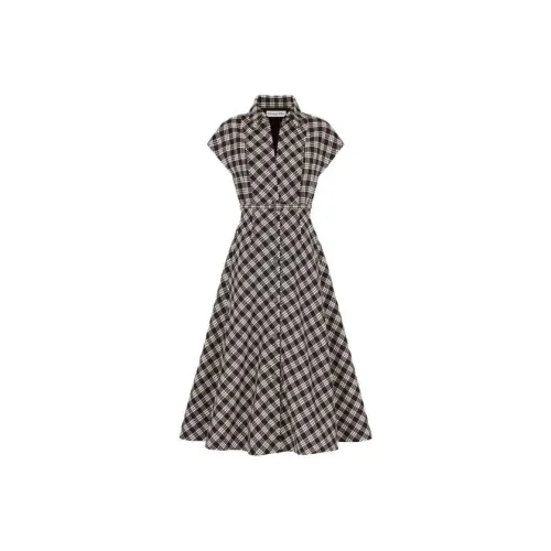 DIOR Black Женские Короткие Платья с Рукавами
