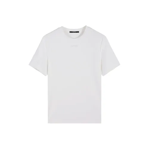 DAVID NAMAN Белая Мужская T-Рубашка