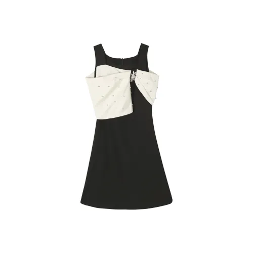 EIDOLON GRAIN Без рукавов Платье Женское Черное