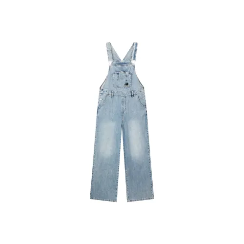 LEDIN Светло-синий деним Женские комбинезоны