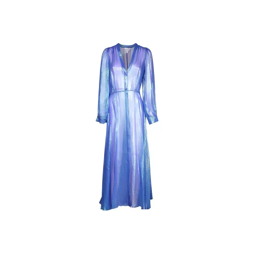 Forte Forte Blue Женские Длинные Рукава Платья