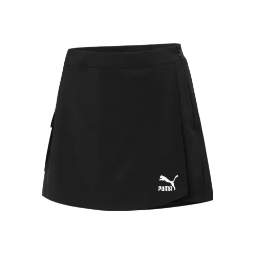 PUMA Повседневная короткая юбка женская черная
