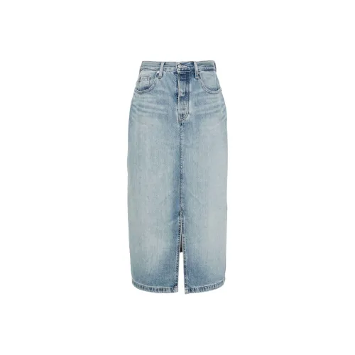 Tommy Hilfiger Denim Long Skirt Women's Blue