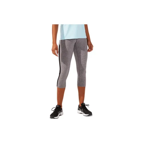 Asics Leggings Женские Темно-серый Смешанный цвет