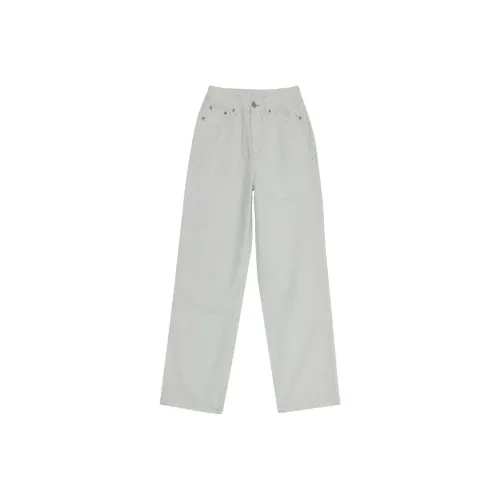 HOWL STUDIO Белые Женские Джинсы