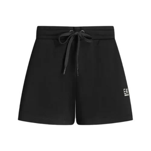 EMPORIO ARMANI EA7 SS24 Повседневные шорты Женские Черные