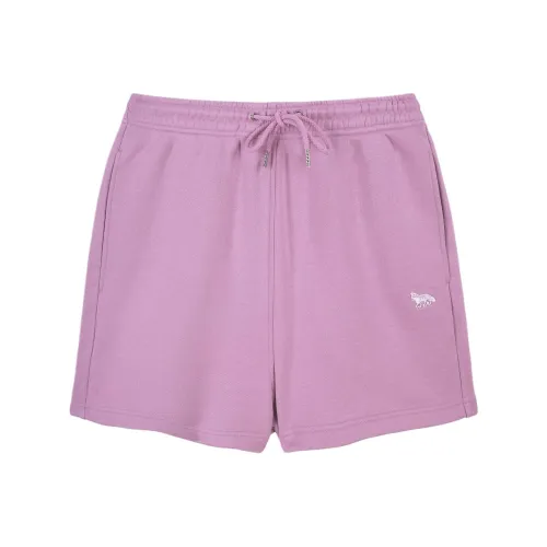 Maison Kitsune SS24 Повседневные шорты Женские Фиолетовые