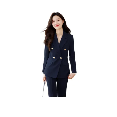 Love Elaine Весенний Осенний Бизнес Костюм с Утяжкой на Талии Женский