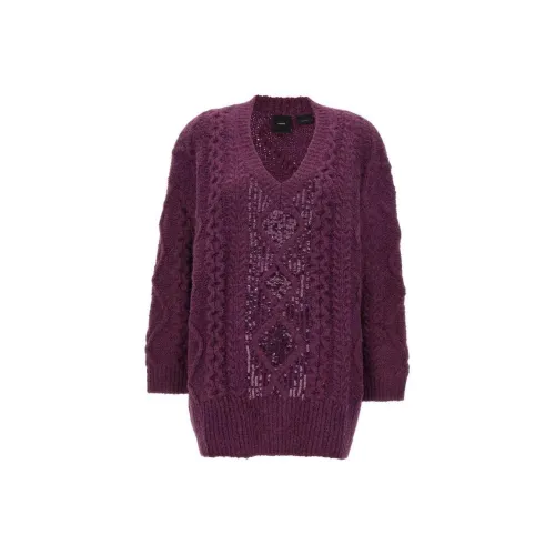 PINKO Фиолетовый Женские Длинные Платья с Рукавами