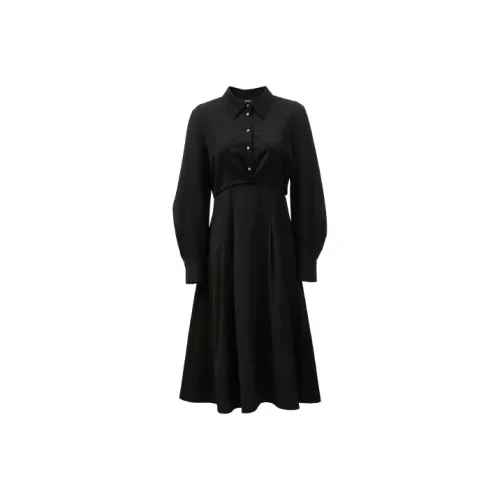 ONLY Длинное платье с длинными рукавами женское