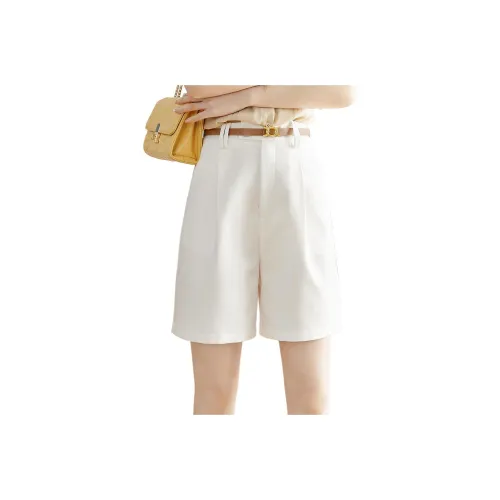 Like The Age Of Water Повседневные шорты Женские Белые