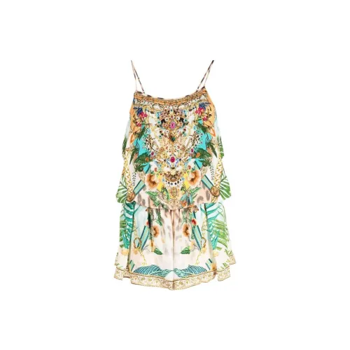 Camilla Повседневные шорты женские зеленые