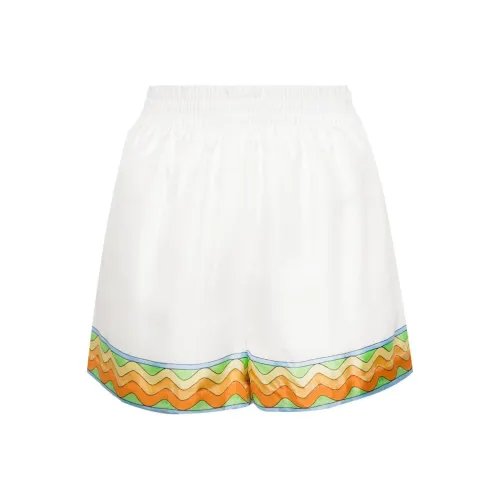 CASABLANCA SS24 Повседневные шорты Женские Белые