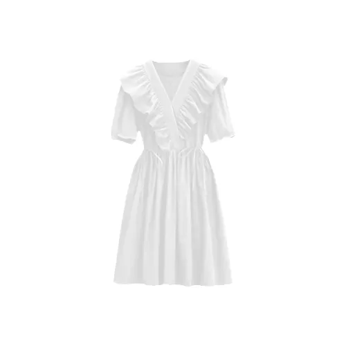 Yvetteclassic Короткое платье с короткими рукавами женское