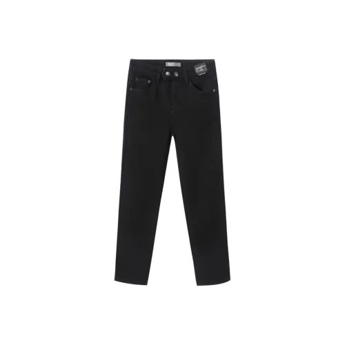 EICHITOO Черные 09 Женские Джинсы