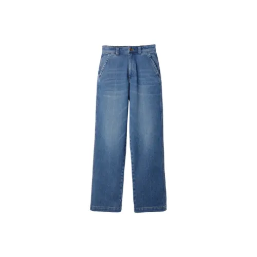 Prth Promethean Женские джинсы средне-голубого цвета