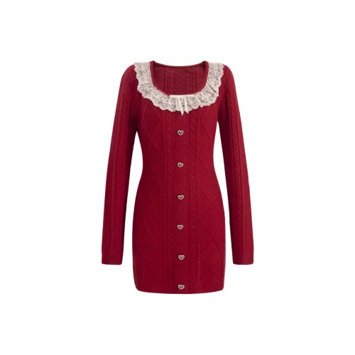 UNIFREE Длинное платье с длинными рукавами женское