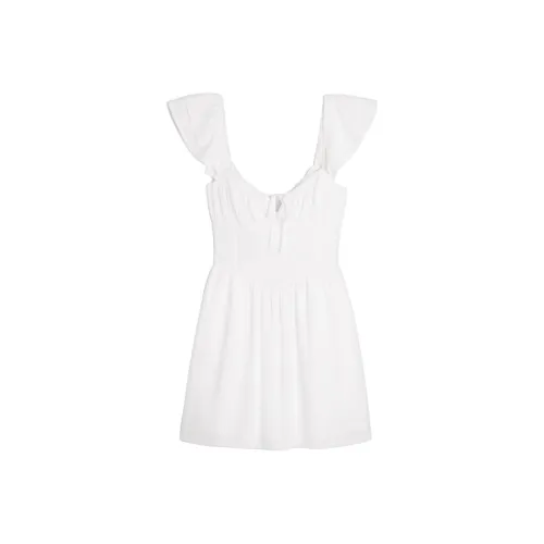 Hollister Короткий рукав Платье Женское Белое