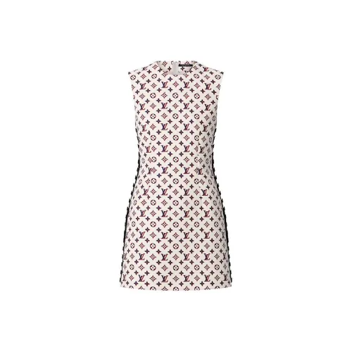 LOUIS VUITTON Без рукавов Платье Женское Розовое