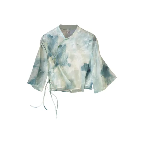 SONDR Гора Украшение Женские Шифоновые Рубашки