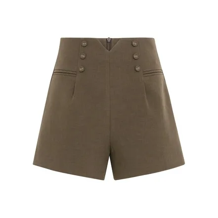 MEIYANG Повседневные шорты женские цвет темно-кофейный