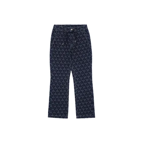 LI NING 1990 Classic Collection Джинсы Женские Темный Ирис Синий