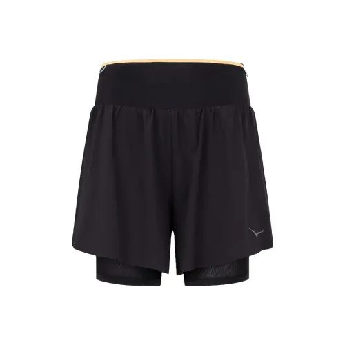 HOKA ONE ONE Повседневные шорты Женские Черные