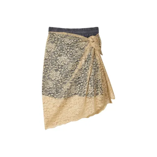 Vivienne Westwood SS25 Повседневные шорты Женские Бежево-желтые