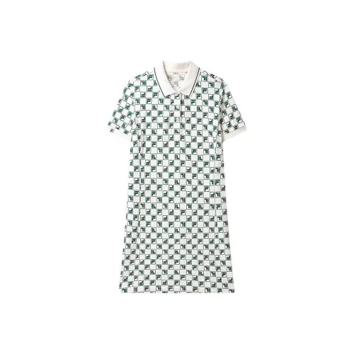 FILA SS24 Короткий рукав Платье Женское Полностью с принтом Four