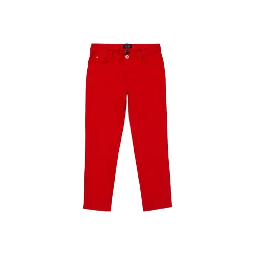 ARMANI JEANS Женские Джинсы Красного Цвета