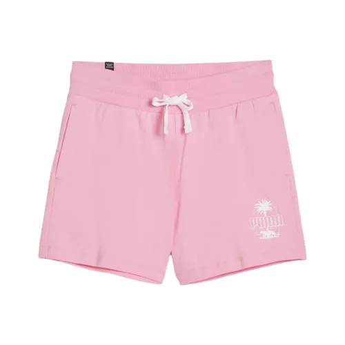 Puma Palm Resort Розовые Женские Повседневные Шорты