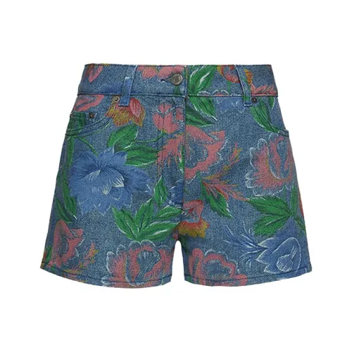 MOSCHINO Синие Женские Джинсовые Шорты