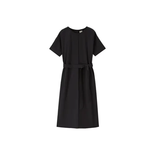 Giordano Женские Платья с Коротким Рукавом