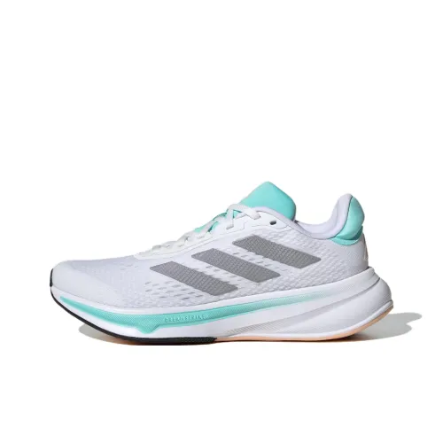 Adidas Response Super Slip Resistant Abrasion Resistant Низкий Топ Беговые кроссовки Унисекс Белый