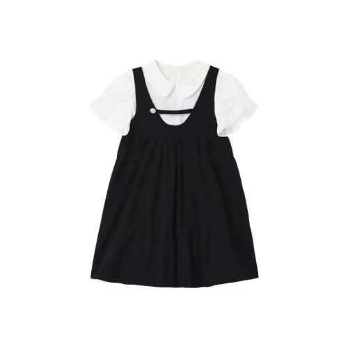 SCCREBEL OFFICIAL Короткий рукав Платье Женское Черное