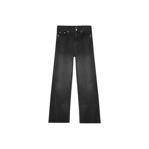 REPRESENT Промытый черный Женские Джинсы