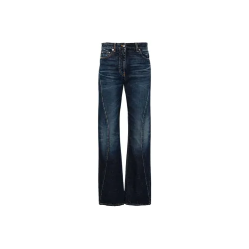 Ferragamo SS24 Джинсы Женские Морской Синий