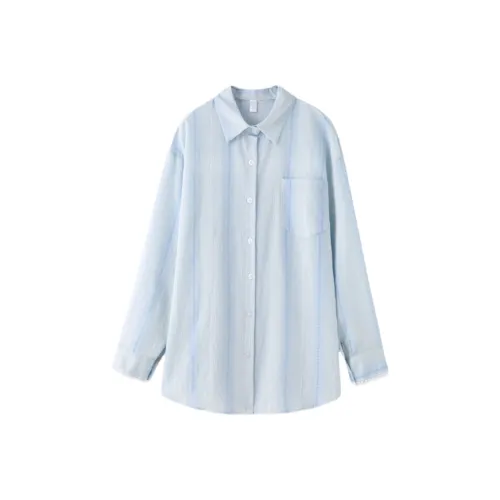 MEANALOT Синий Женские Рубашки