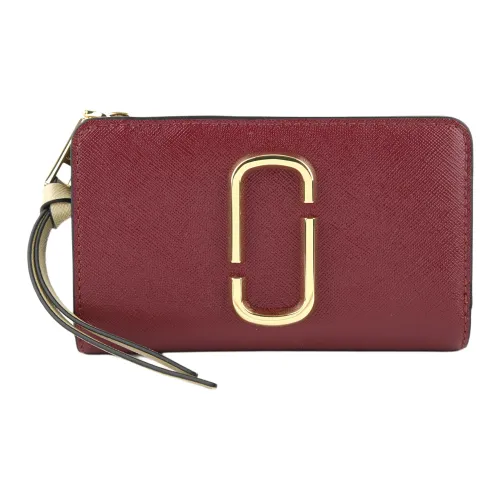 MARC JACOBS Кошелек из коровьей кожи женский красный и розовый