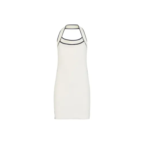 FENDI SS24 Sleeveless Dress Женское Белое