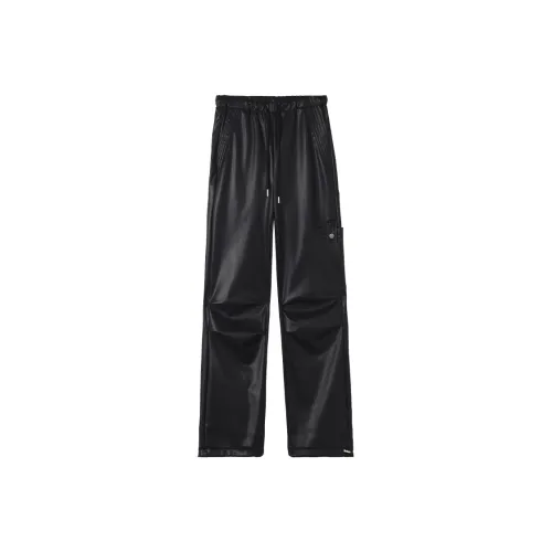 HIPPIEMISS Кожаные штаны женские черные