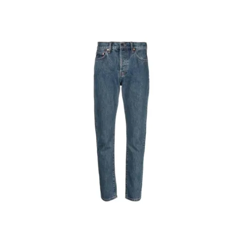 WARDROBE.NYC Женские синие джинсы