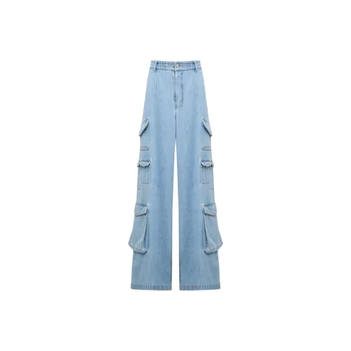 Lost In Echo Джинсы Женские Washed Light Blue